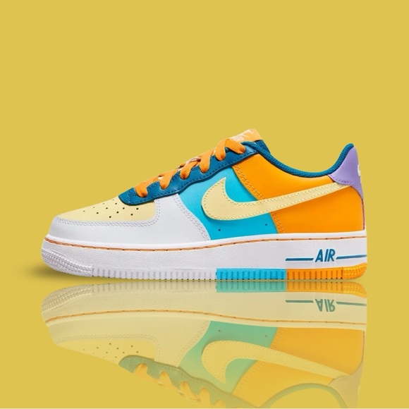 Nike Air Force 1 LV8 (GS) Shoes "What the AF1" MultiColor FQ8368-902 - Picture 6 of 9